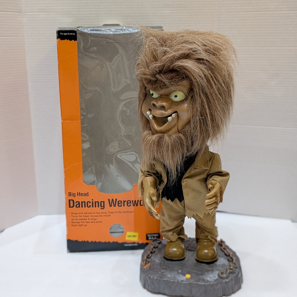 Gemmy Halloween Animated Werewolf "Clap For The Wolfman" Tested-Works!